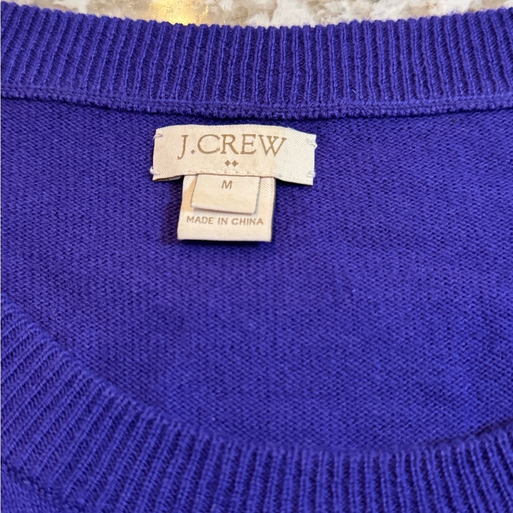 J. Crew Women's Midi Dress in Vibrant Purple - Picture 7 of 7